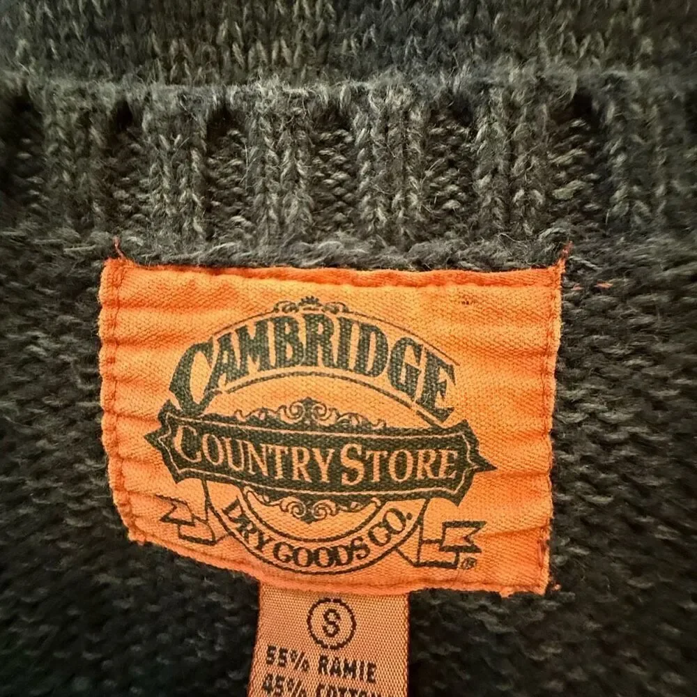 Vintage Cambridge Dry Goods Country Store Beaded Navajo Sweater Vest Sz S